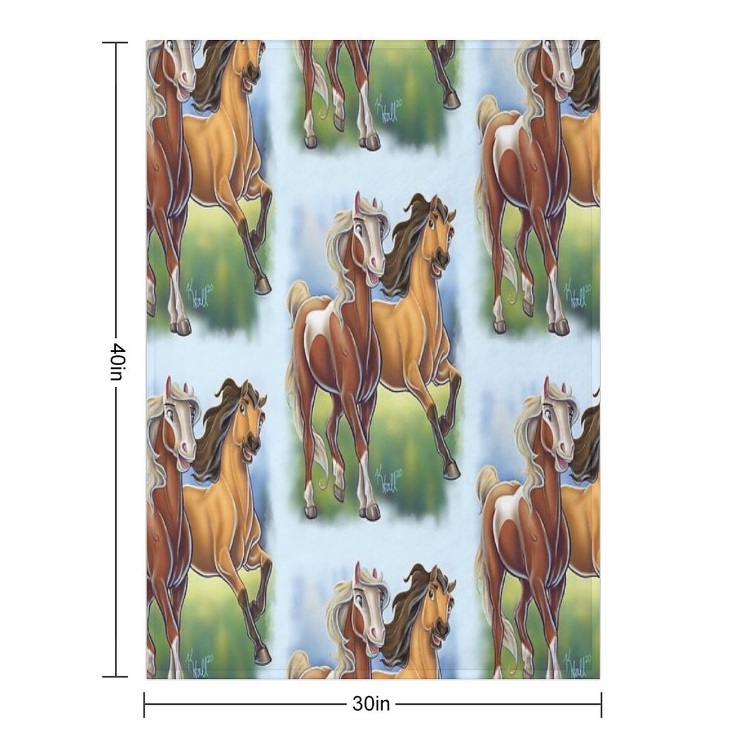 Spirit And Rain Throw Blanket