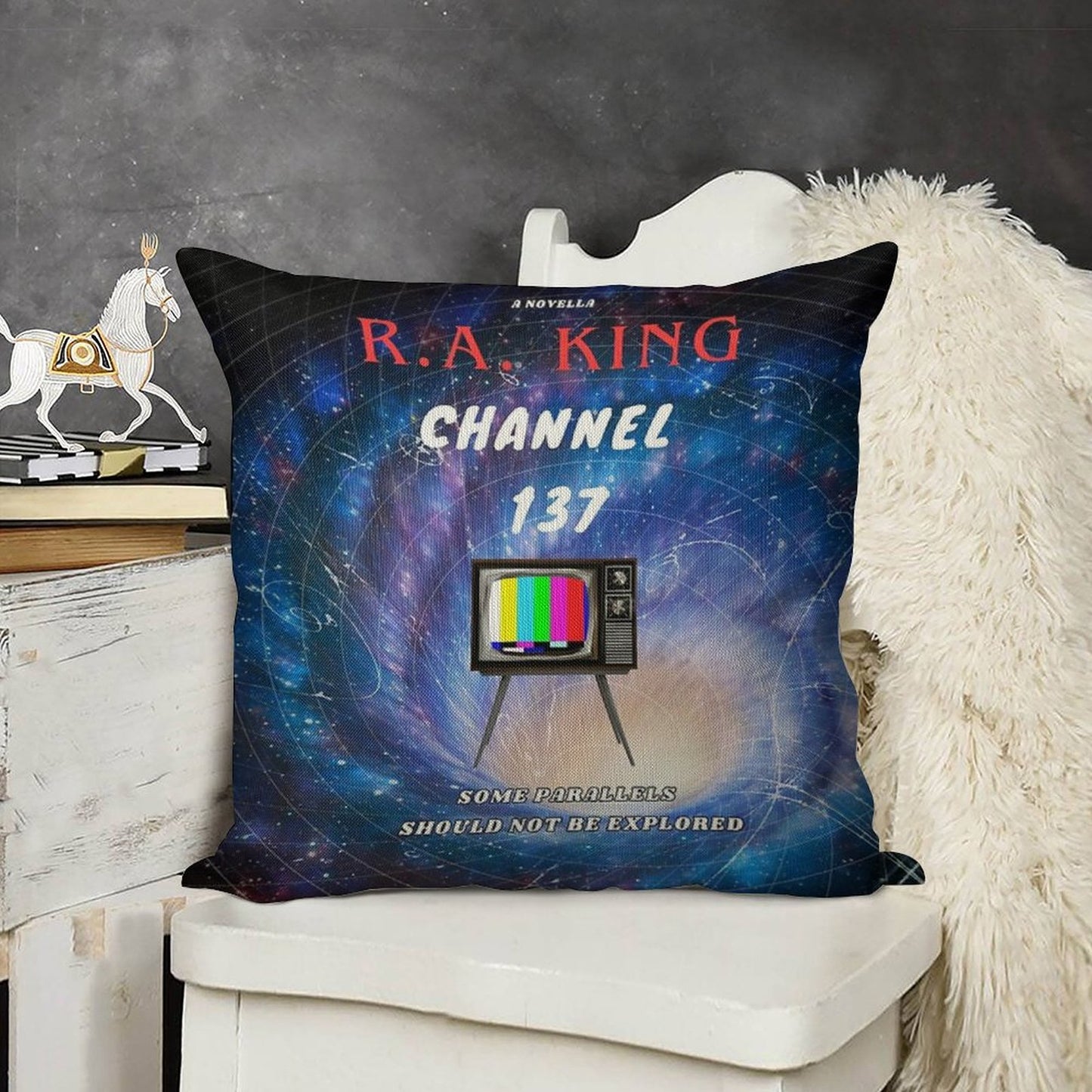 Channel 137 Linen Throw Pillow Cover