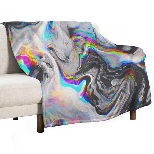 CONFUSION IN HER EYES THAT SAYS IT ALL Throw Blanket