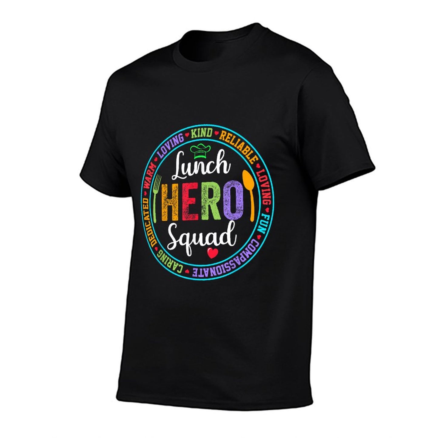 Lunch Hero Squad Lunch Lady School Cafeteria Worker T-Shirt