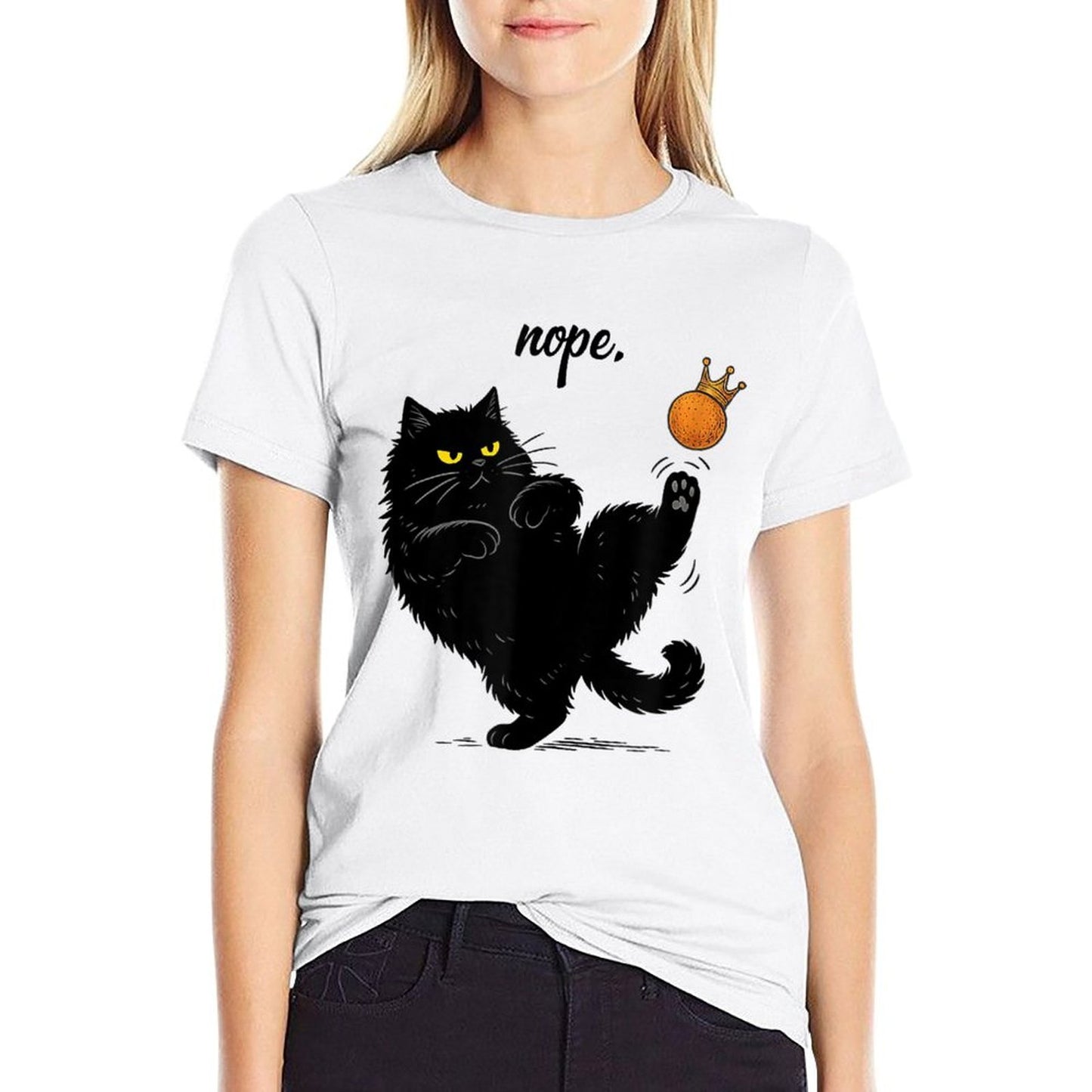 Nope No Kings In America We The People Political Cotton T-Shirt