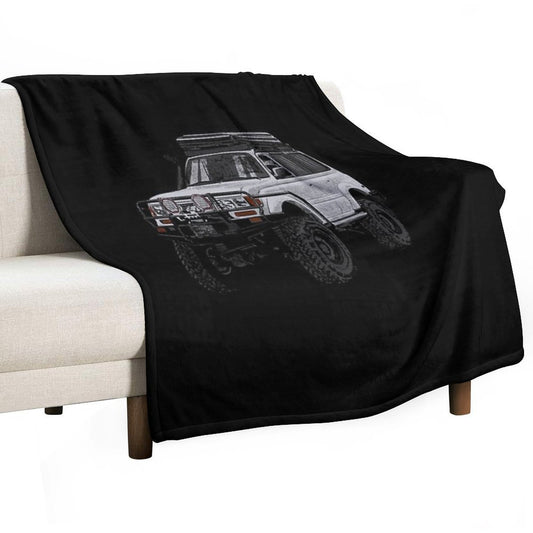 Landcruiser T-ShirtLc80 Yota Throw Blanket