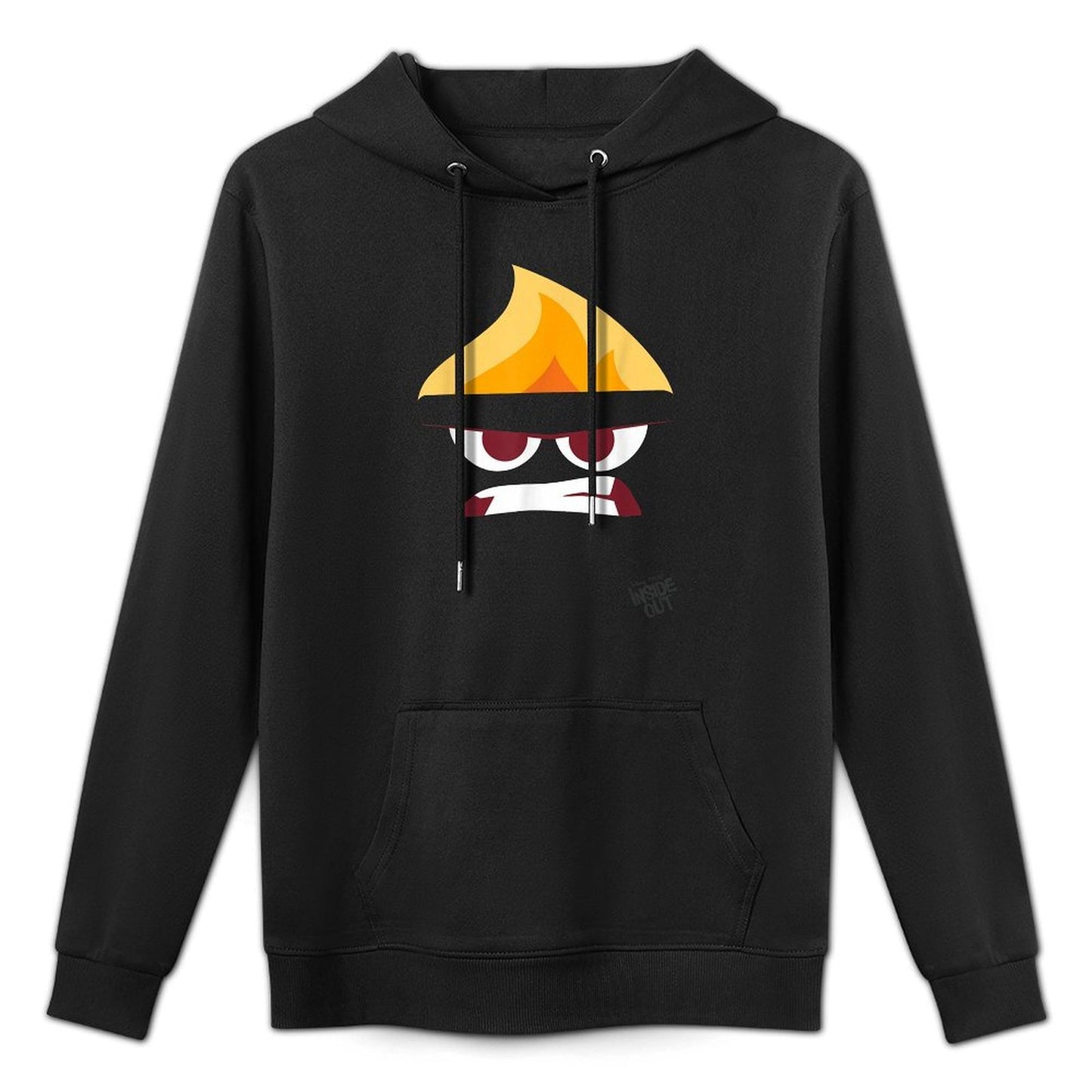 Disney Pixar Inside Out Halloween Anger Big Face On Fire Shape Retention Hoodie