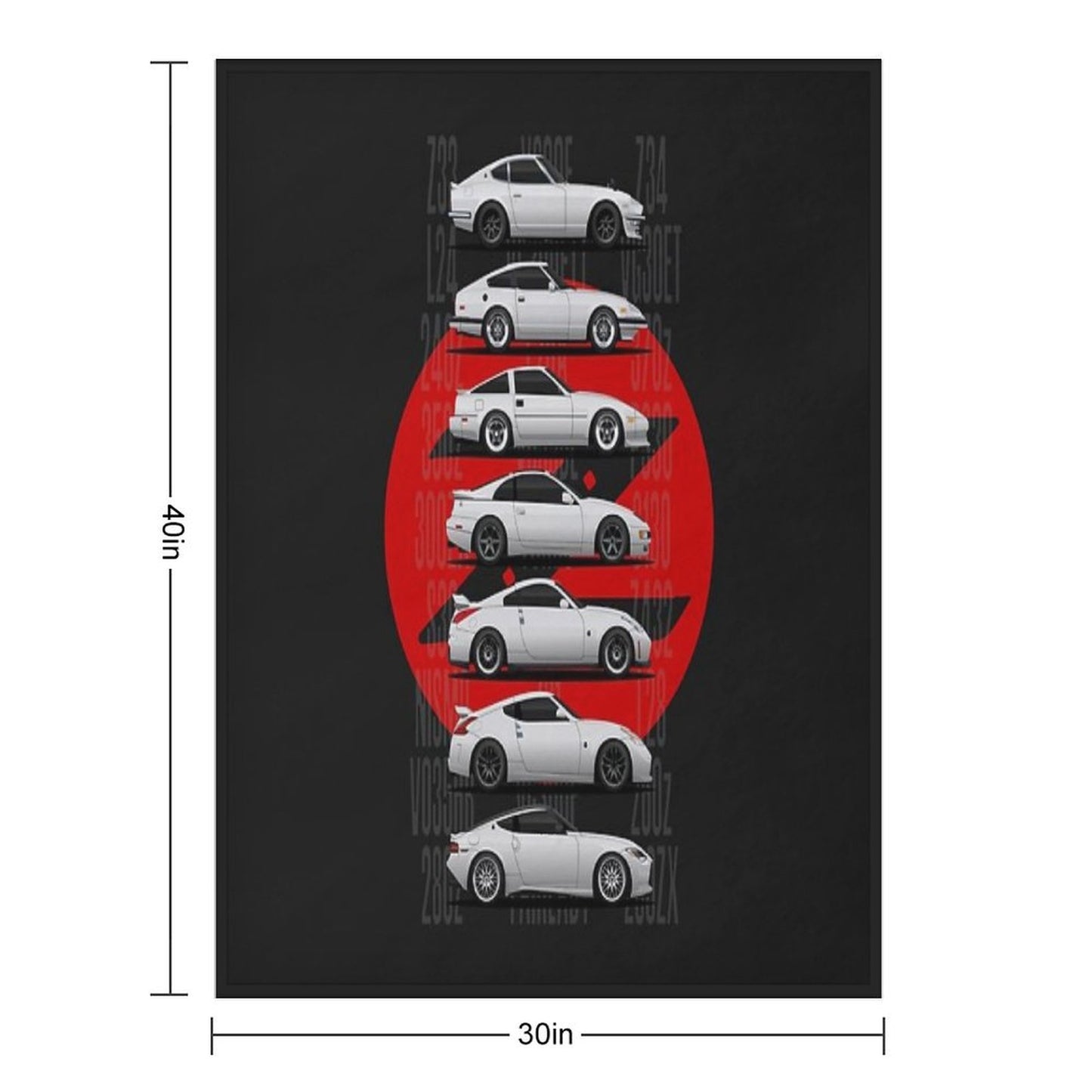 Z Generations (White) Throw Blanket