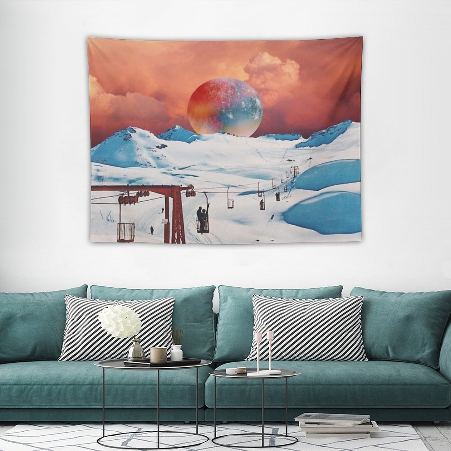 Strawberry Whipped Cream Tapestry