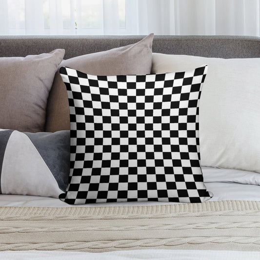 Chequered Flag Checkered Racing Car Winner Bedspread Duvet Phone Case Soft Fade-Resistant Throw Pillow