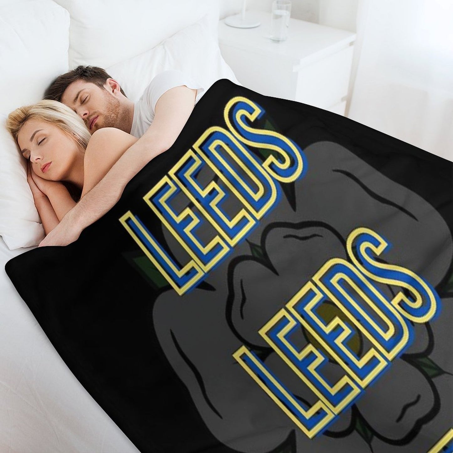Leeds Leeds Leeds Throw Blanket