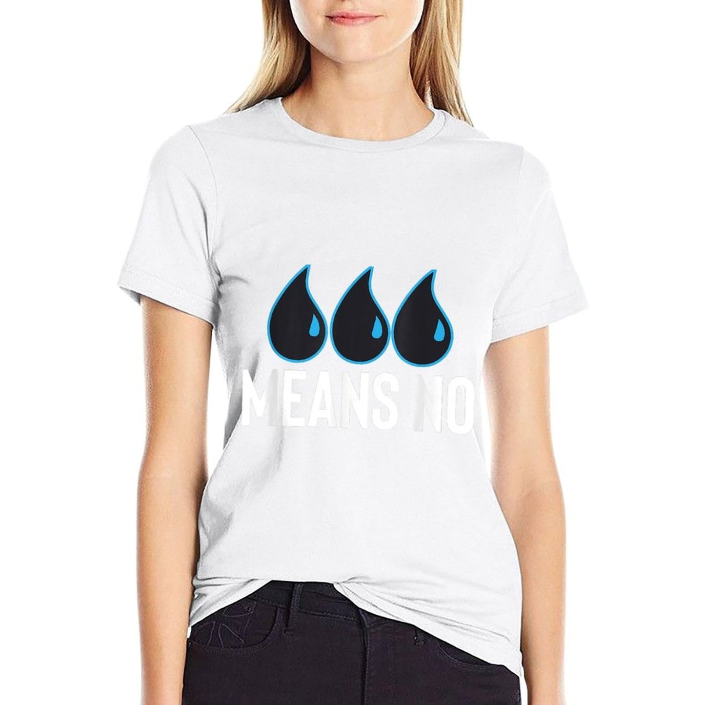 Three Blue Mana Means No- Magic Nope Stretchy T-Shirt