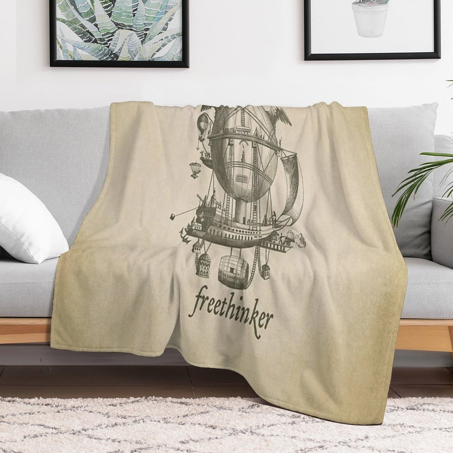 Freethinker Throw Blanket
