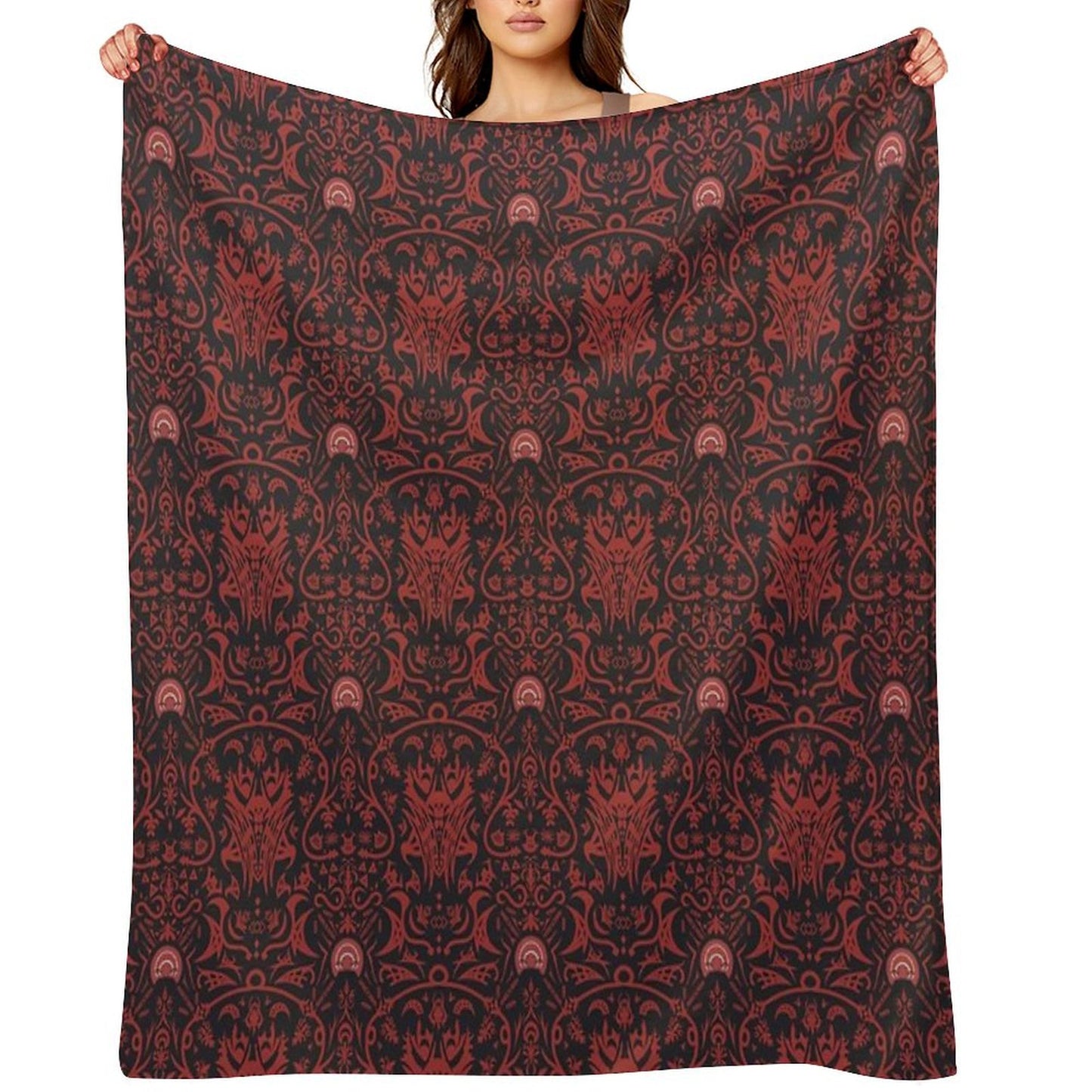 Emet-Selch's Composition Throw Blanket