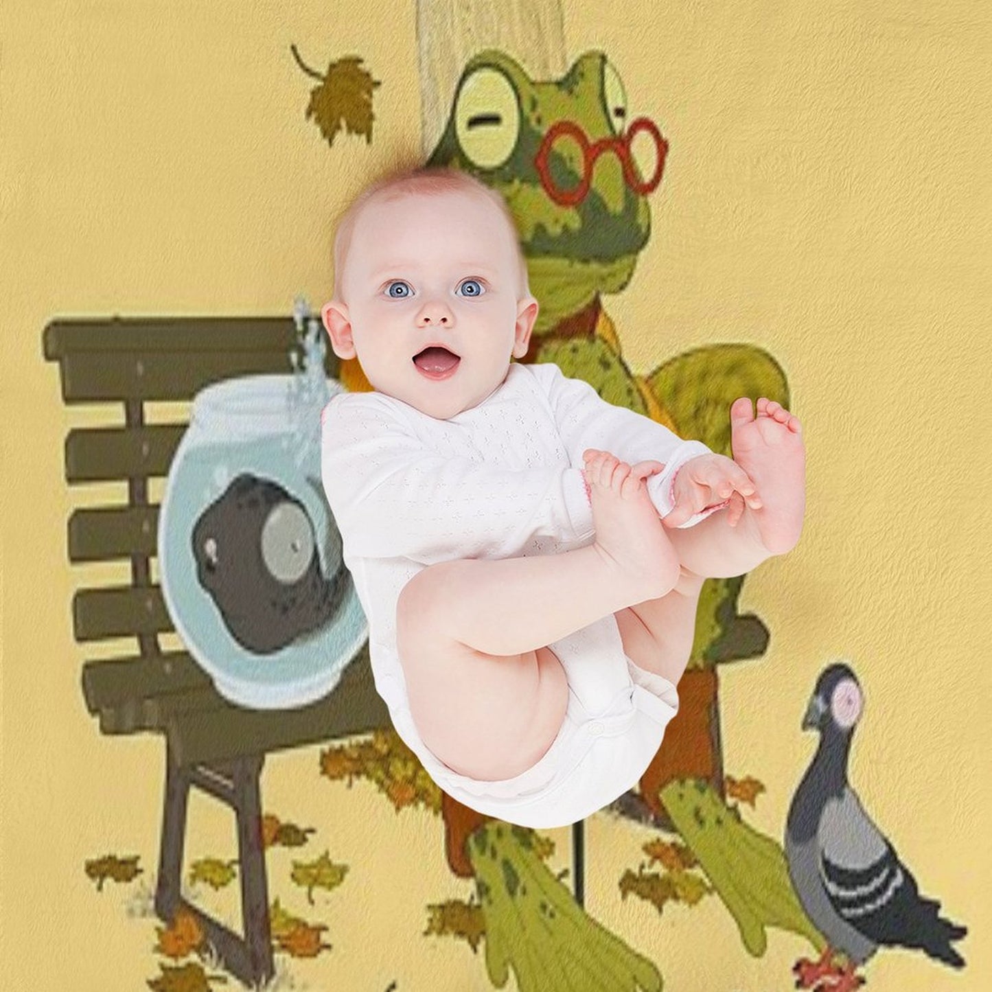 Day Out with Grandpa Throw Blanket