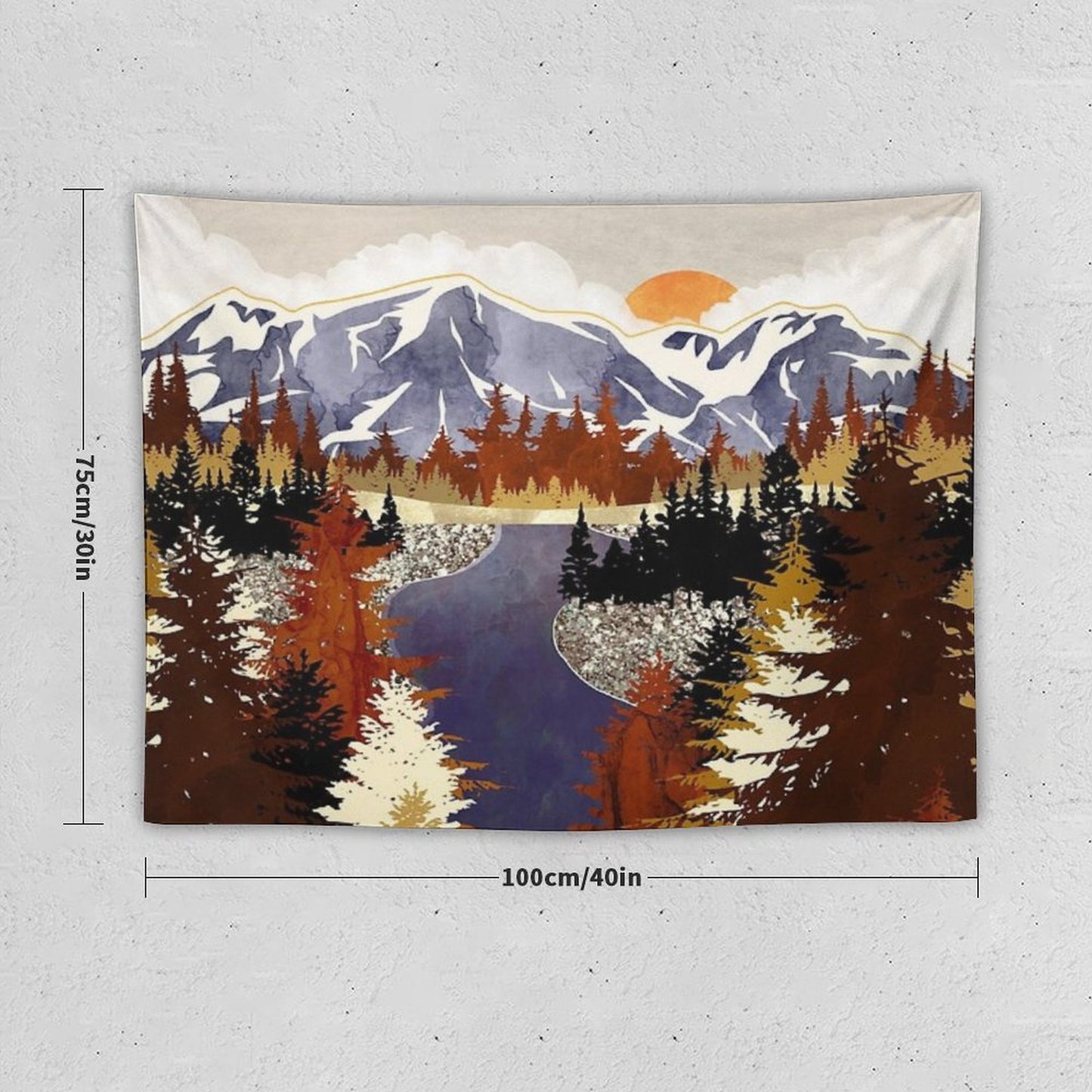 Autumn River Tapestry