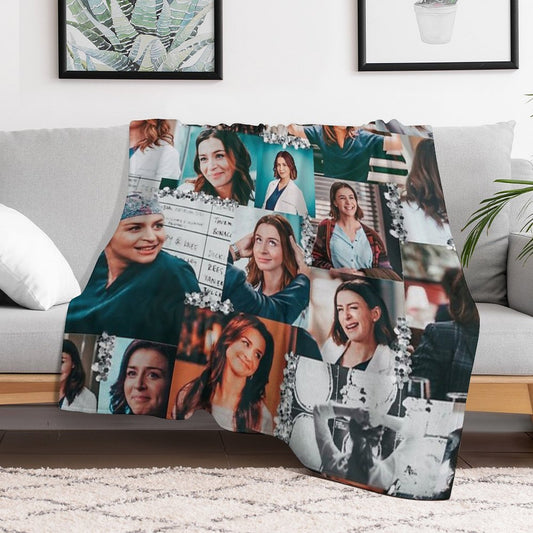 Amelia Shepherd Collage ) Throw Blanket