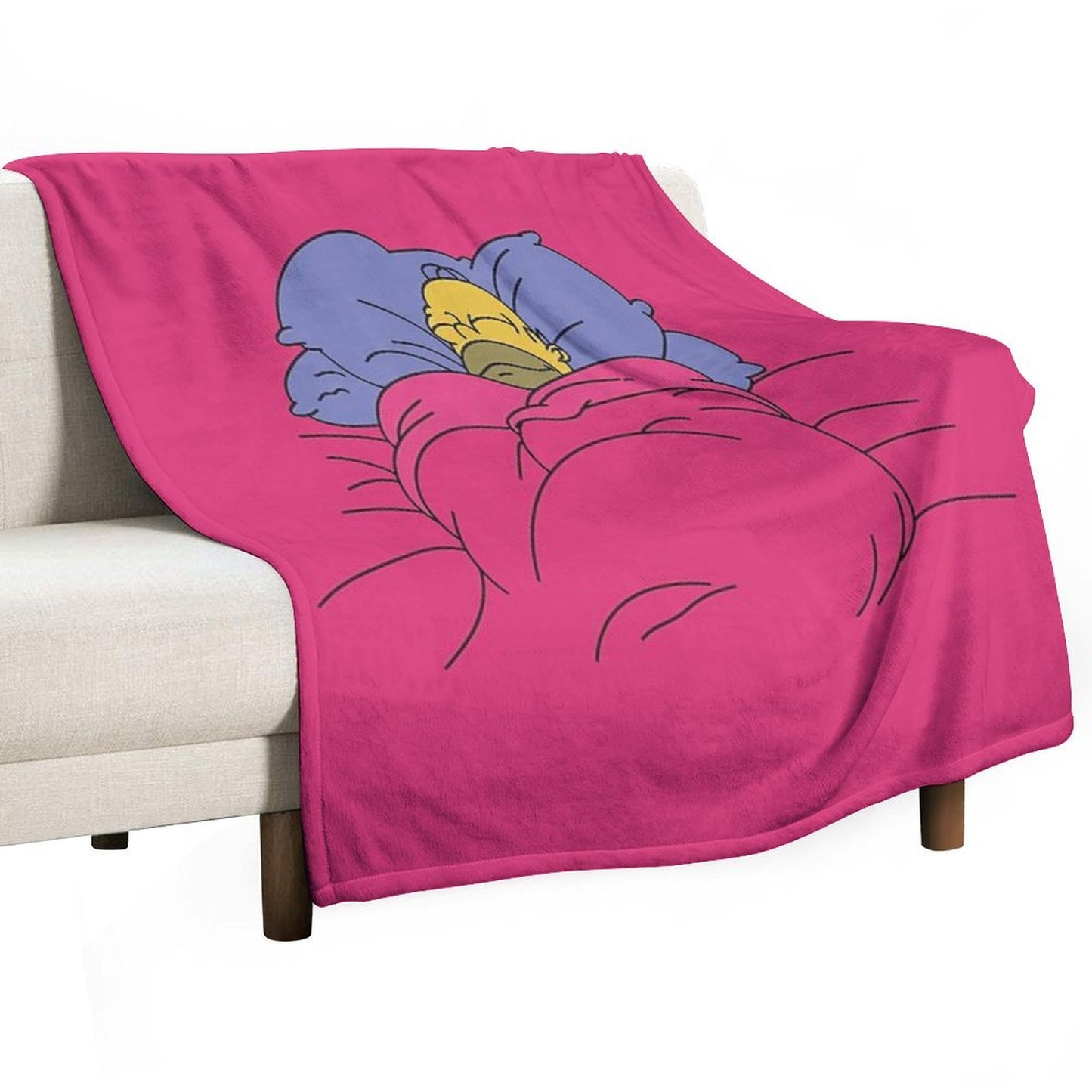 Toasty Cinnamon Bun Throw Blanket