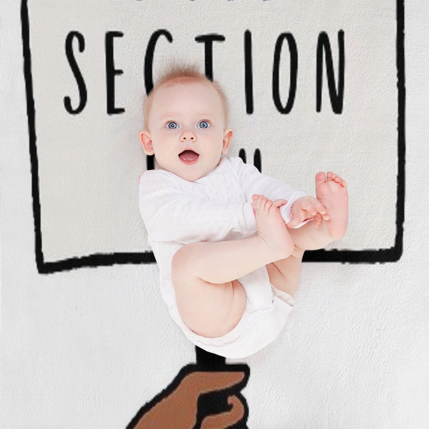 Save Section 504 Protest Sign Throw Blanket