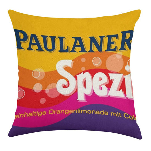 PaulanerSpezi Munich Linen Throw Pillow Cover