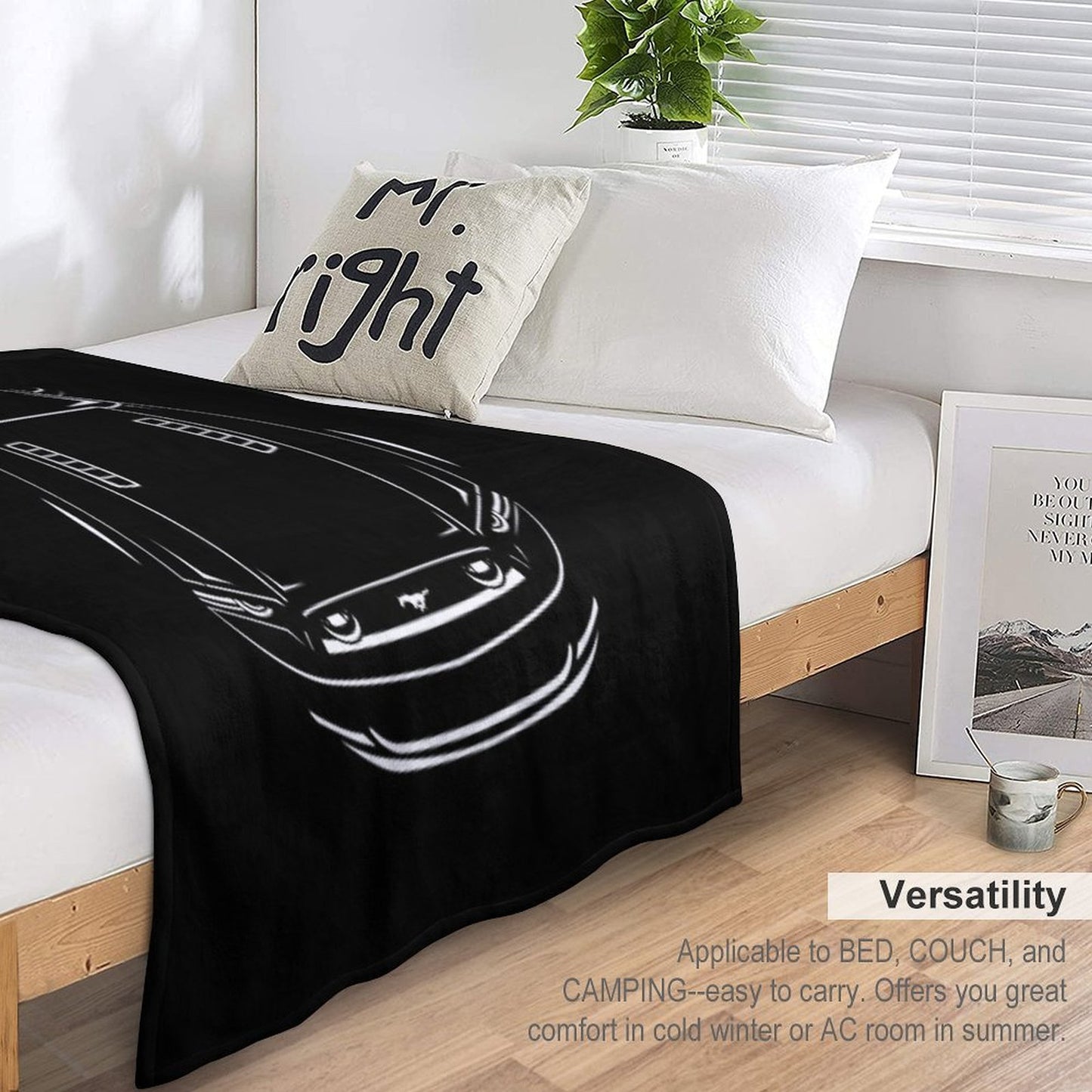 Ford Mustang S197 2013-2014 Throw Blanket