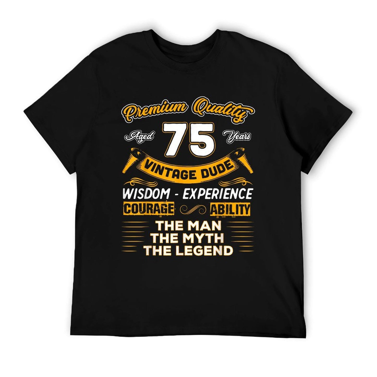 Vintage The Man Myth Legend 75 Yrs 75th Birthday Gift T-Shirt