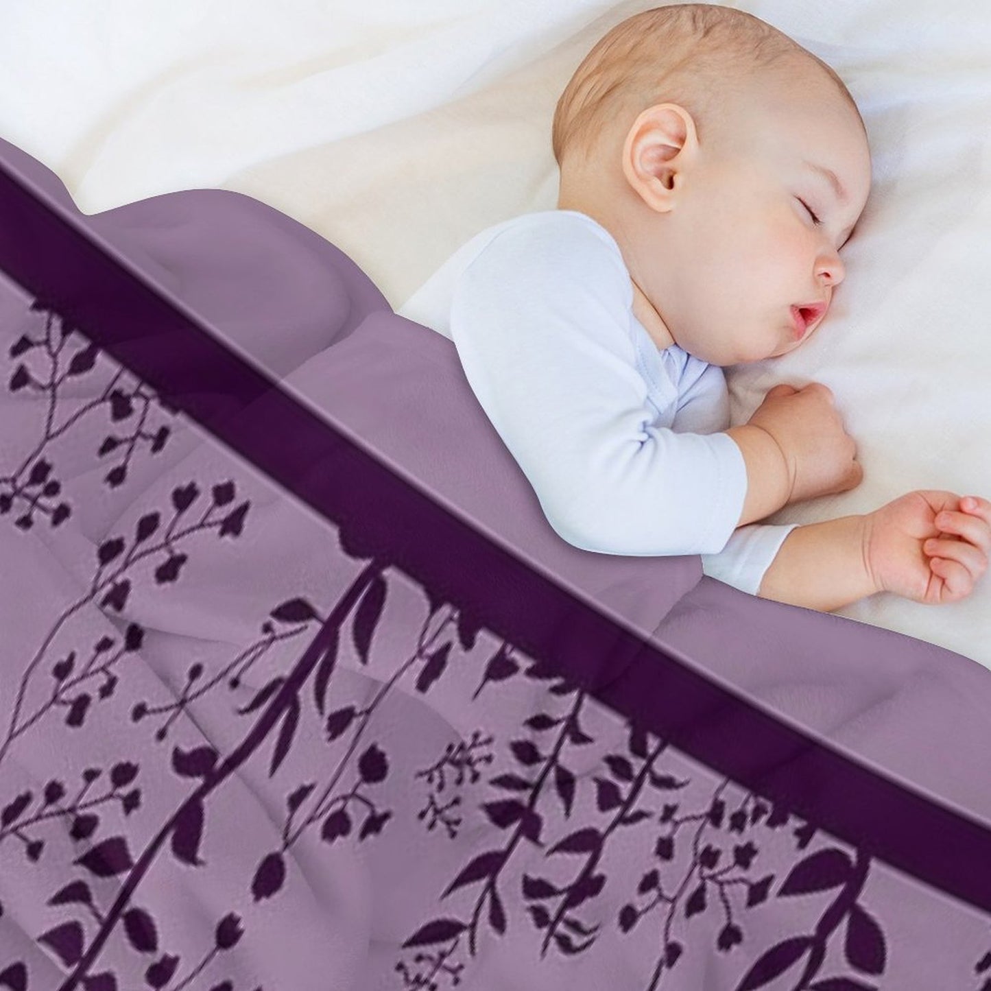 Bella Swan's Comforter Set Replica Purples Cool - Version 2 Twilight Saga Fanart Throw Blanket