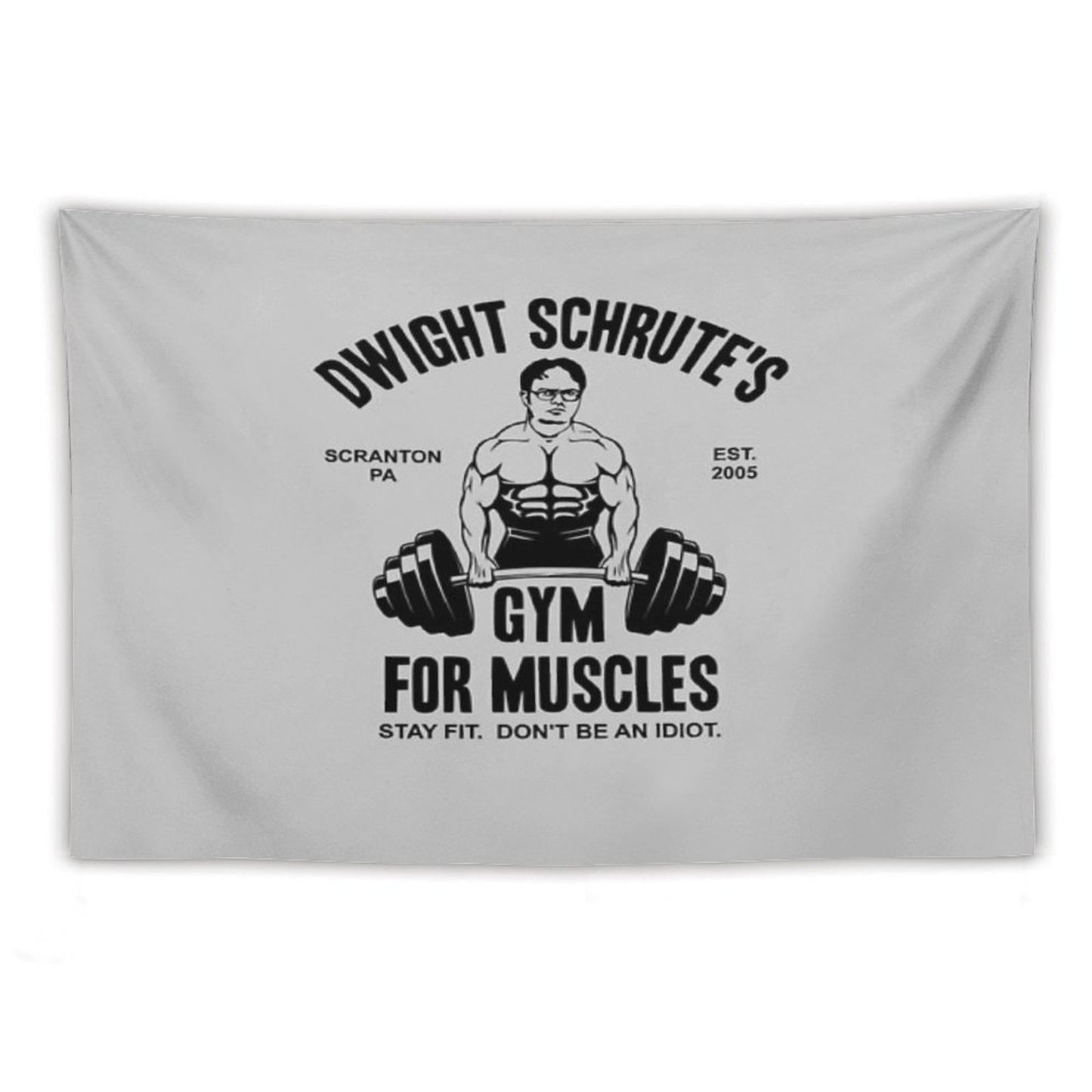 Dwight Schrute Gym For Muscles Tapestry