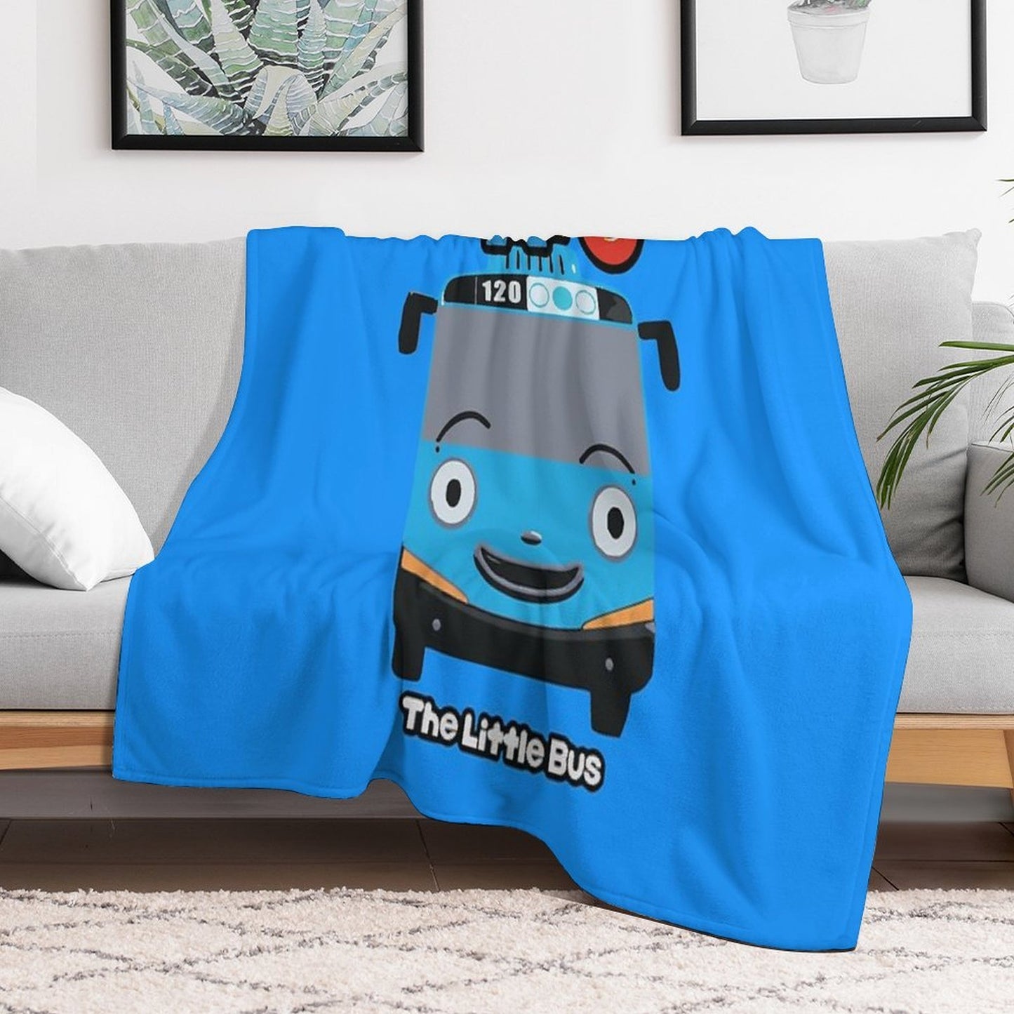 Tayo The City Bus Throw Blanket