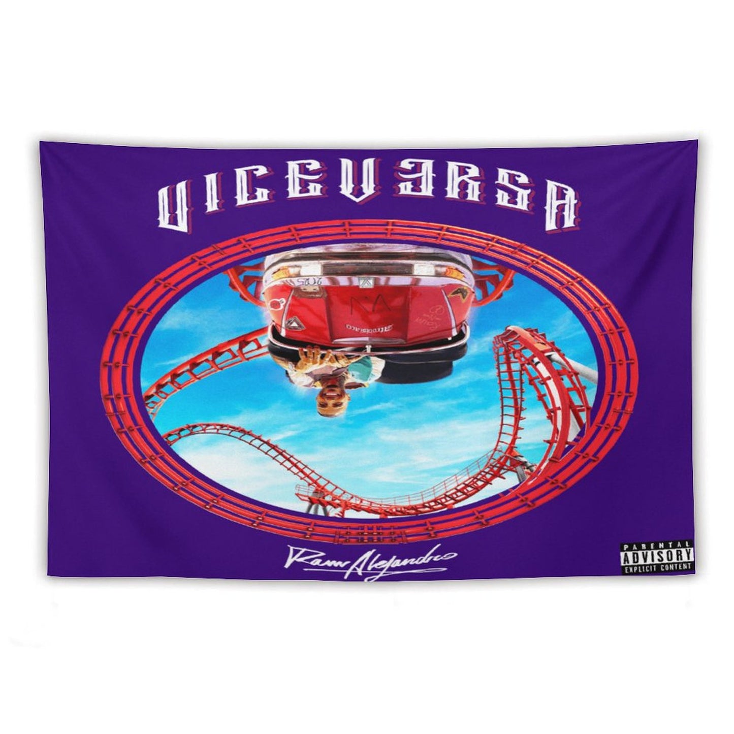Rauw Alejandro - VICE VERSA (English Translation) Tapestry