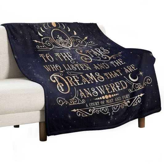 To The Stars Throw Blanket