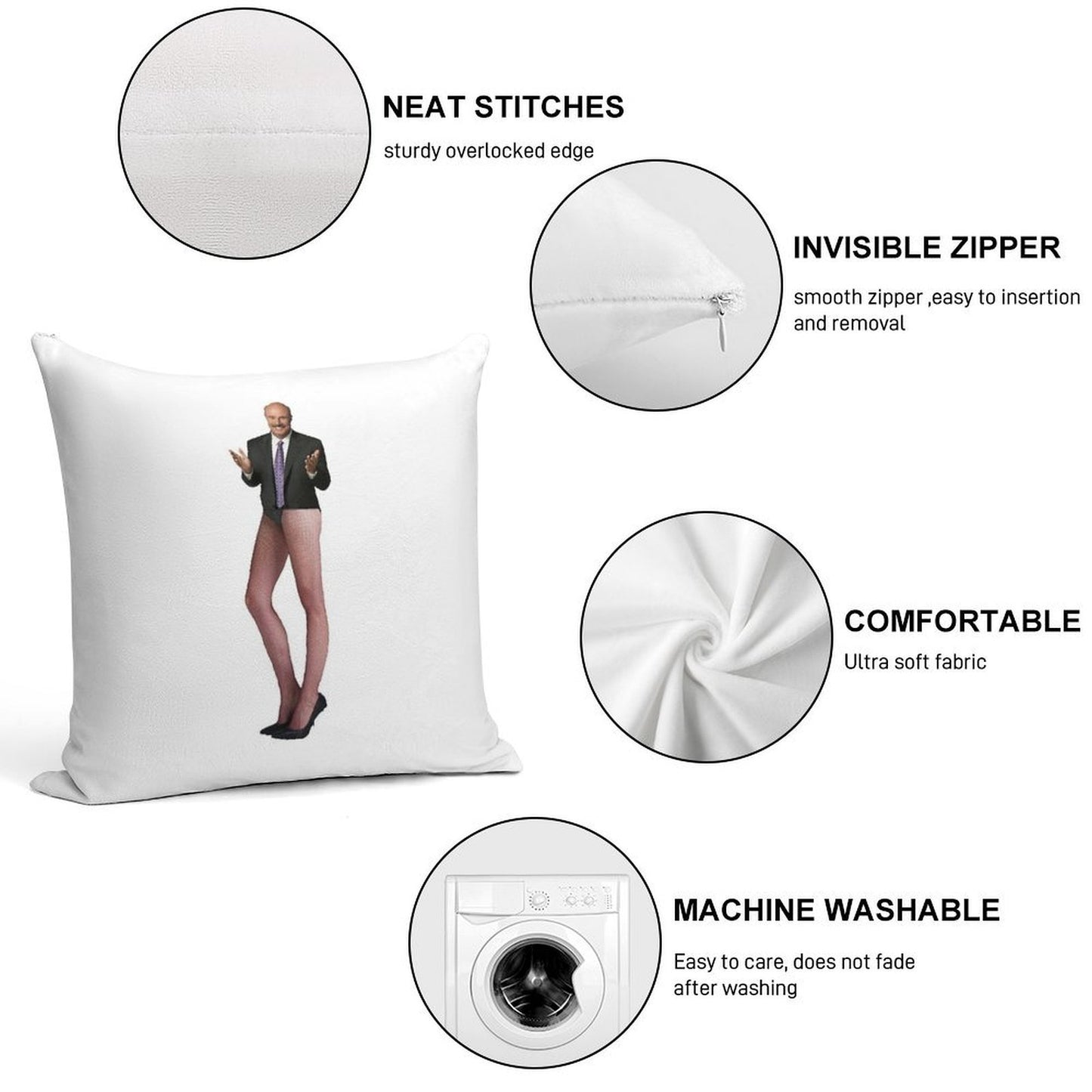 Dr Phil Soft Style Accent Throw Pillow