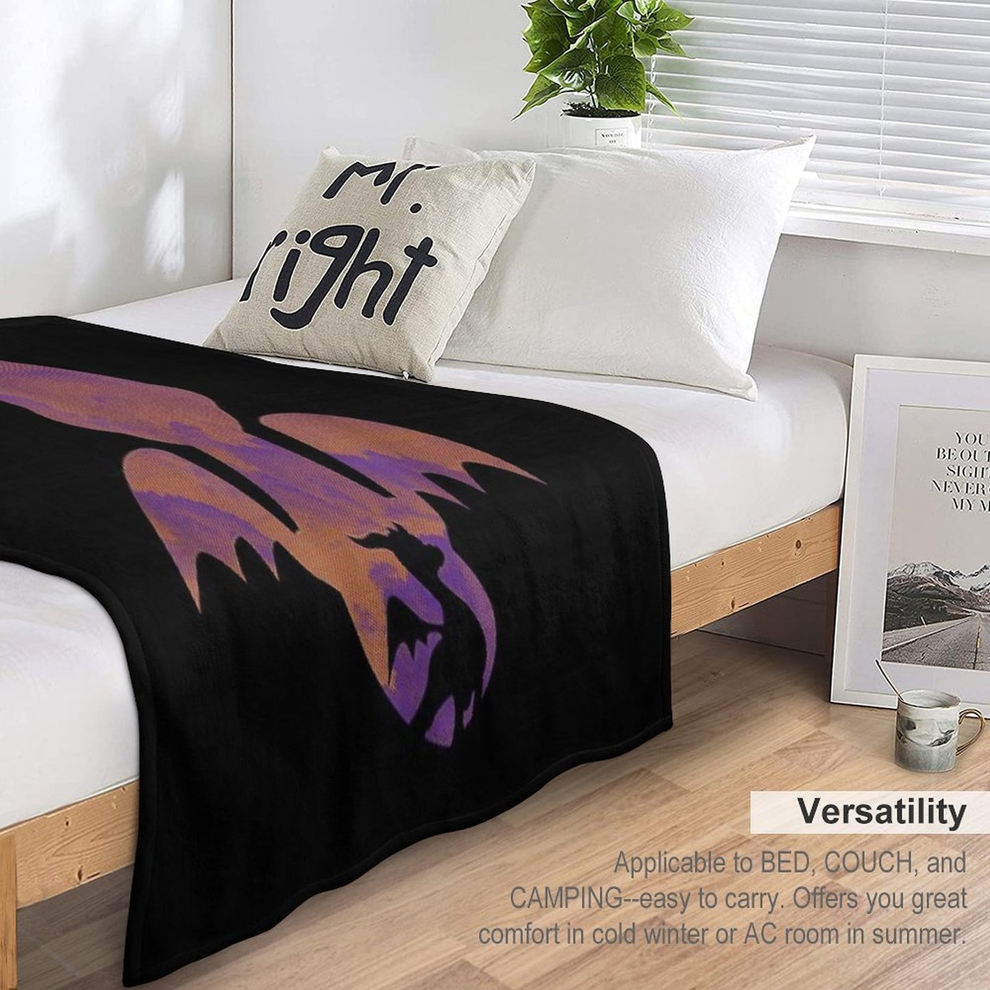 Spyros The Dragons Throw Blanket