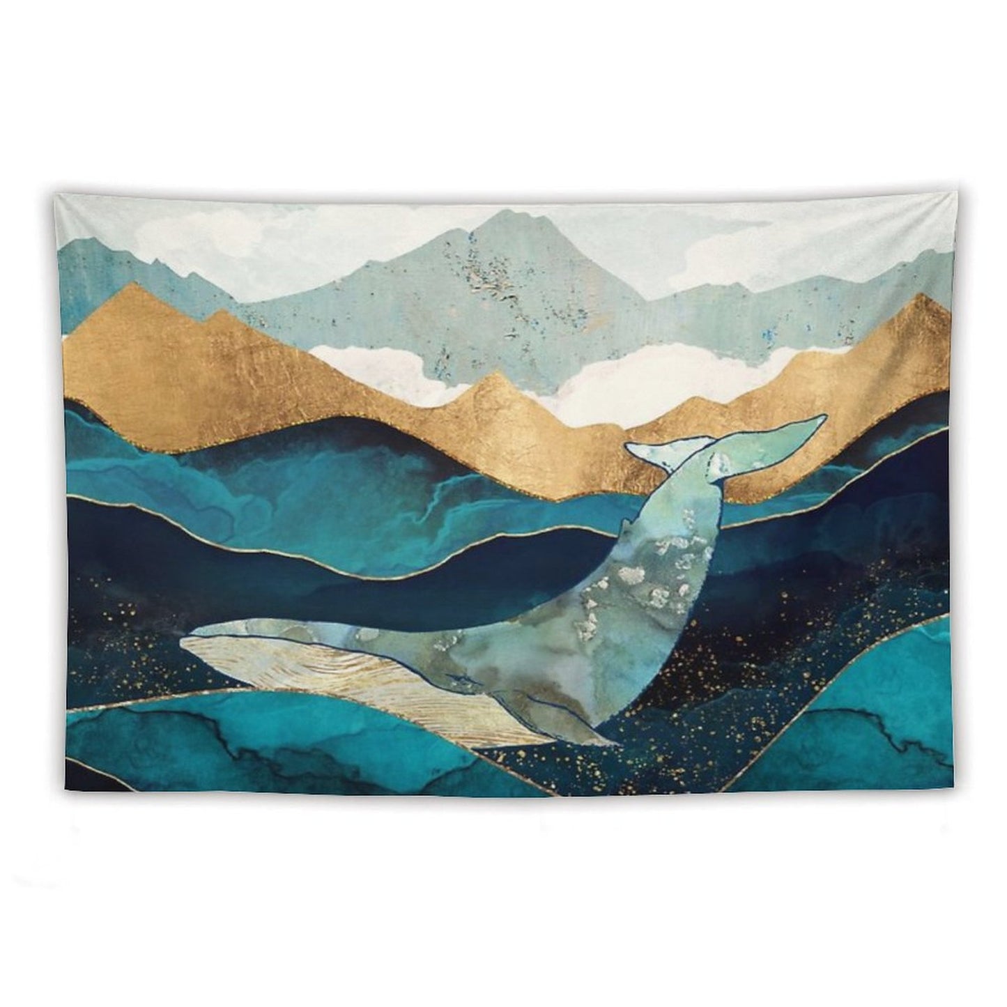 Blue Whale Tapestry