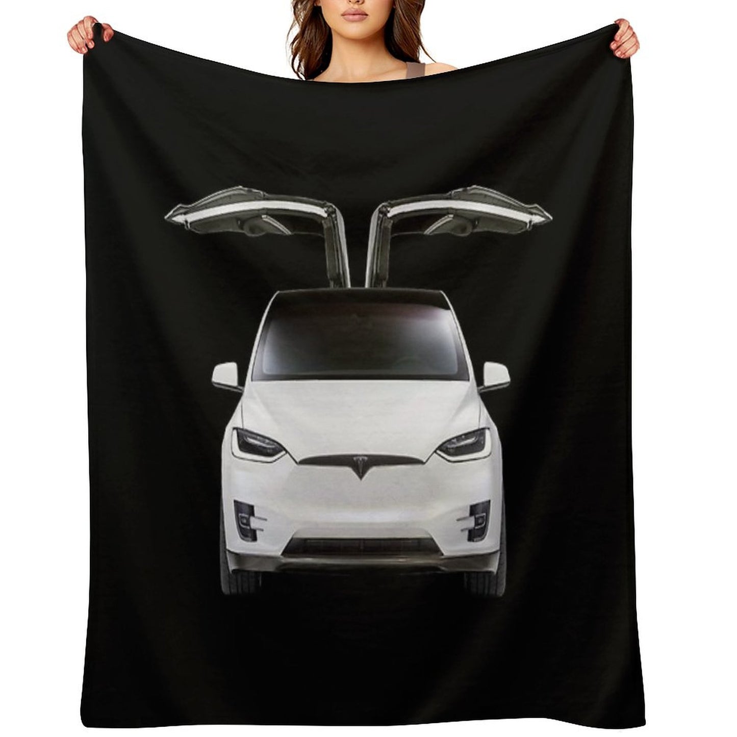 Model X, Tesla Model X Throw Blanket