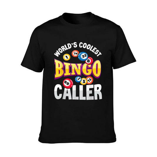 World's Coolest Bingo Caller - Funny Bingo Player Gift T-Shirt