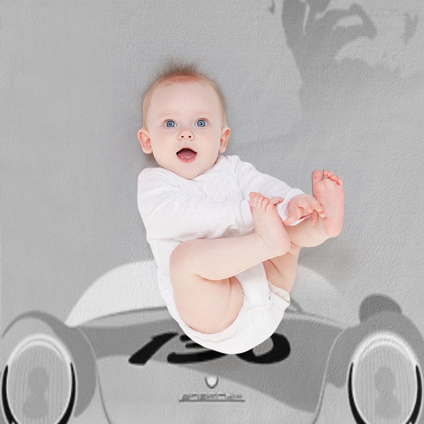 James Dean's Spyder 550 Throw Blanket