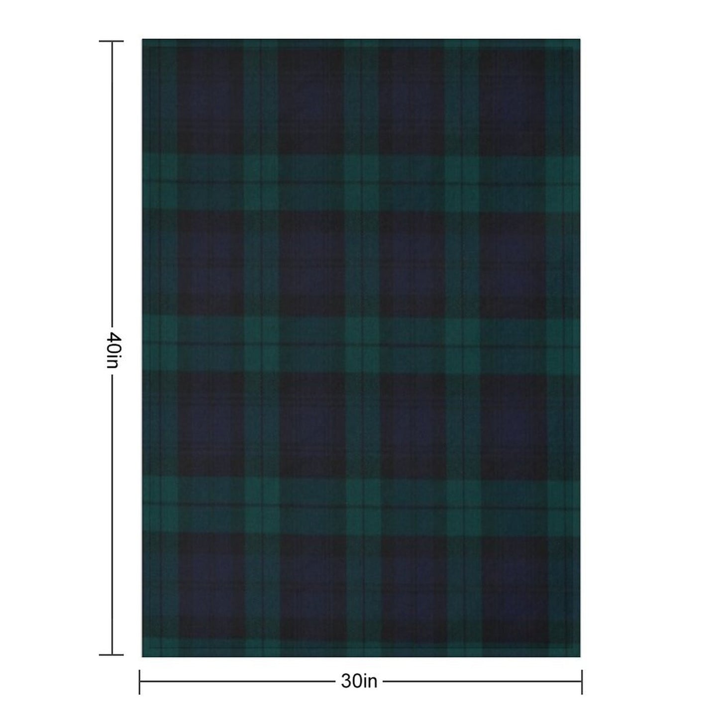 Black Watch Scottish Tartan Throw Blanket