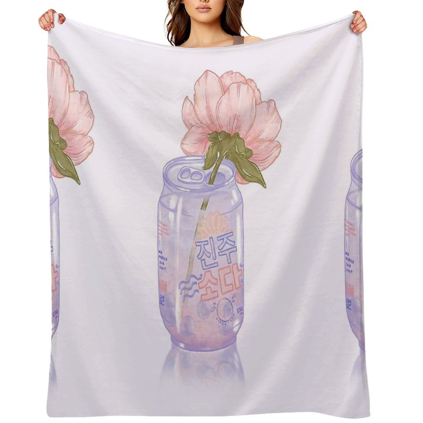 Pearl Soda Throw Blanket