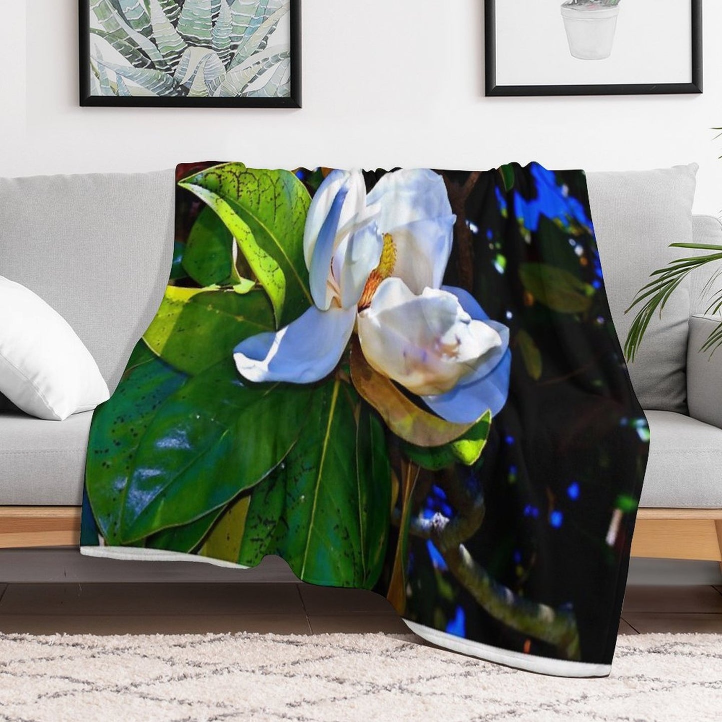 Magnolia Throw Blanket