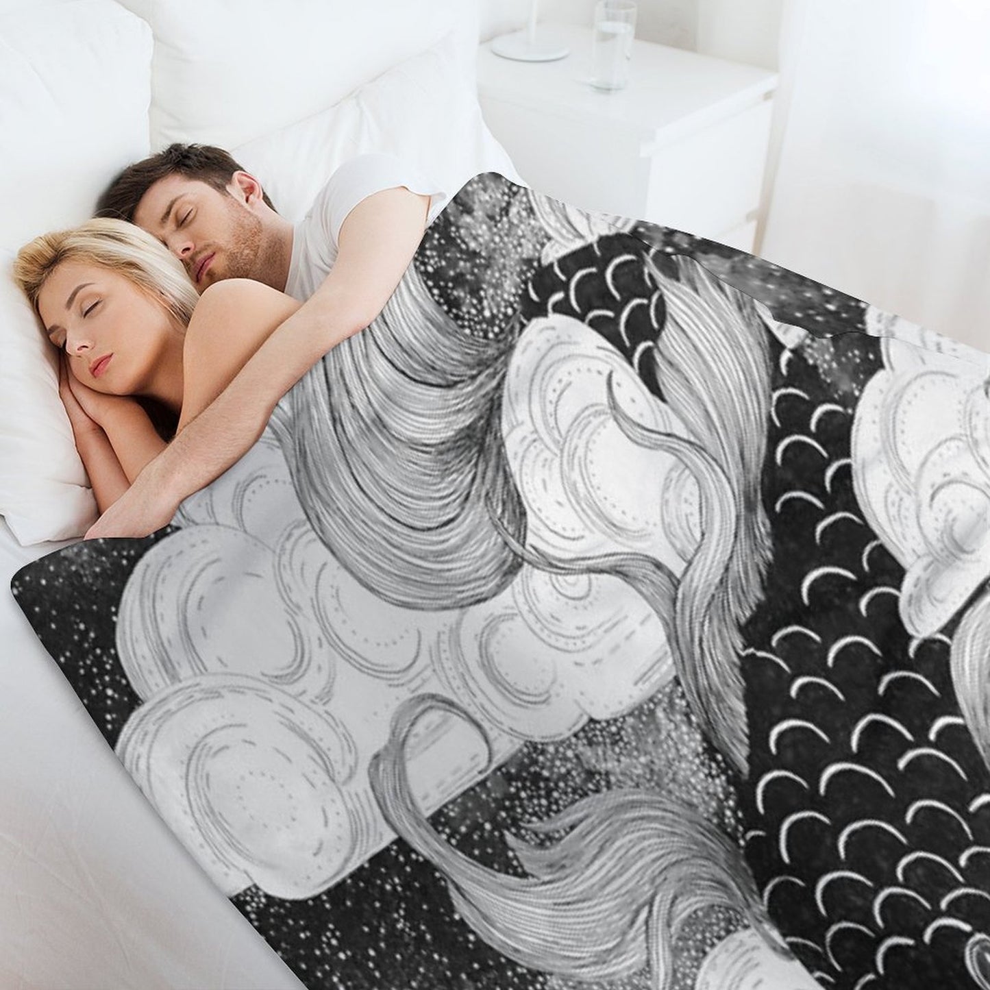 The Sky Fish Throw Blanket