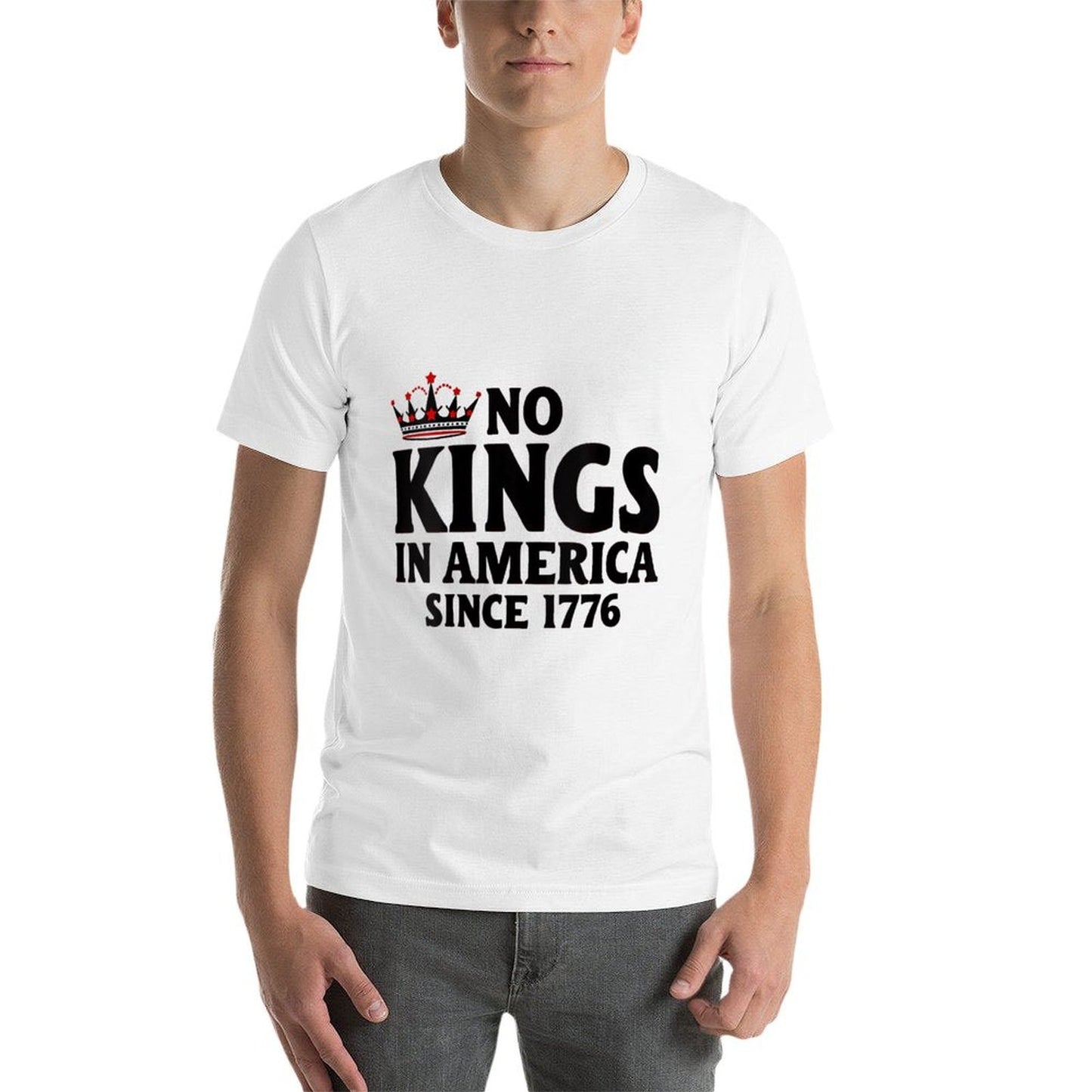 Womens No Kings In America Since 1776 Moisture-wicking T-Shirt