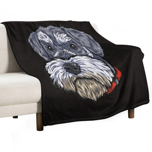 Miniature Schnauzer Throw Blanket