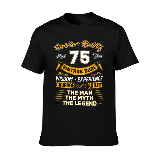 Vintage The Man Myth Legend 75 Yrs 75th Birthday Gift T-Shirt