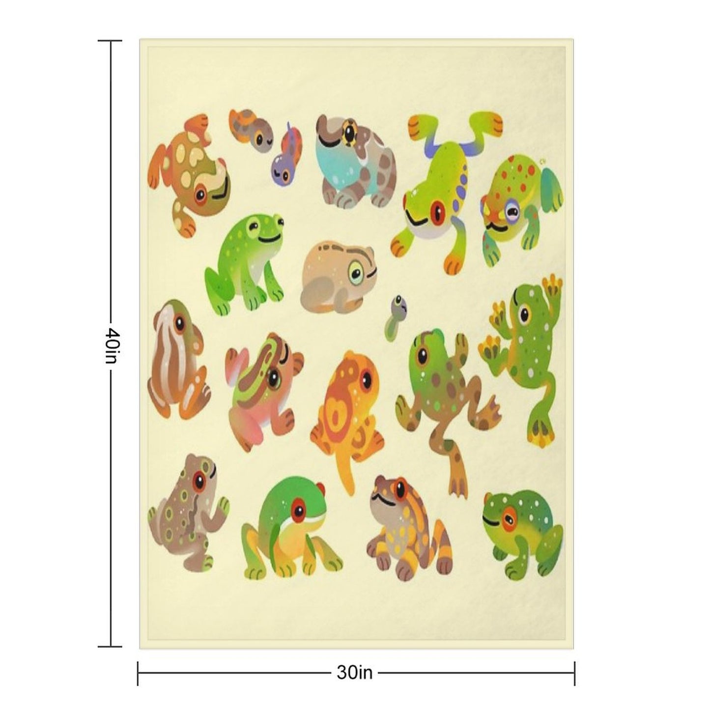 Tree Frog Throw Blanket