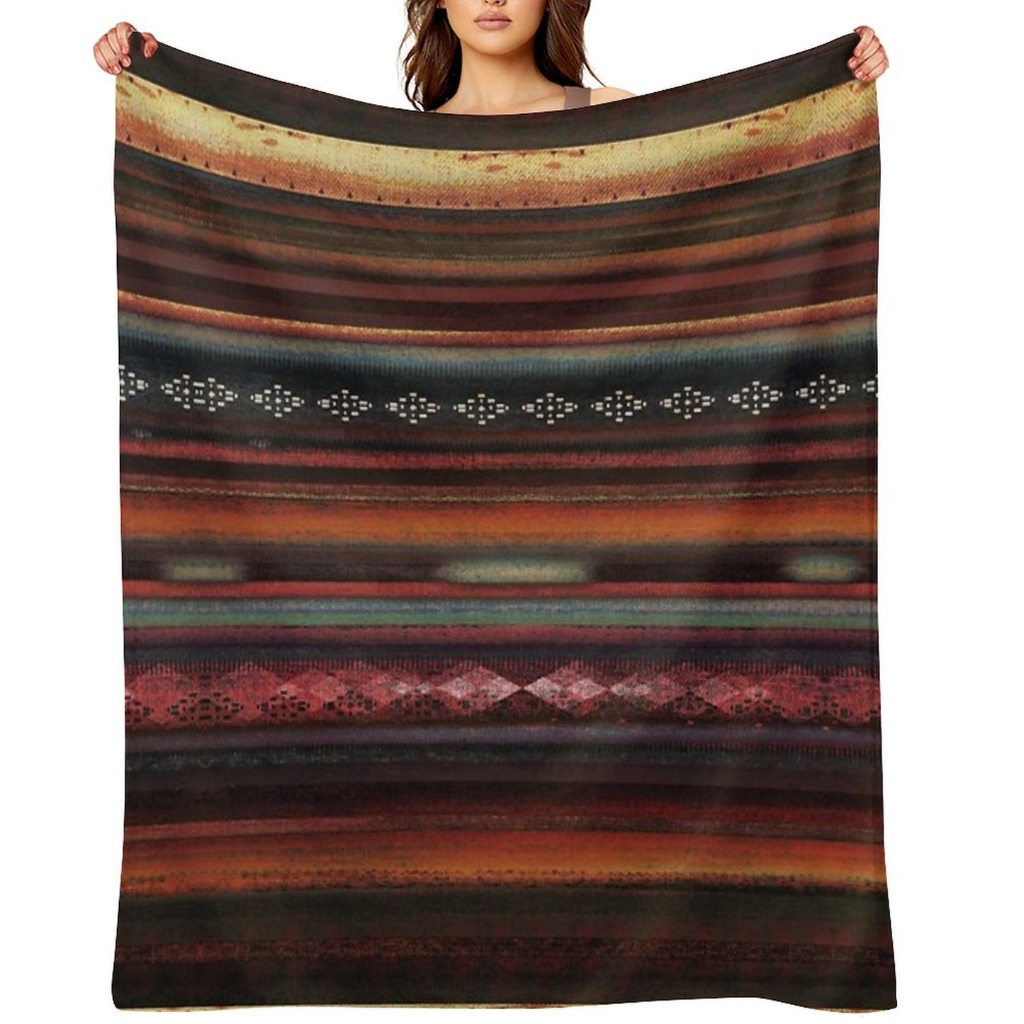The Travellers Garmet Throw Blanket