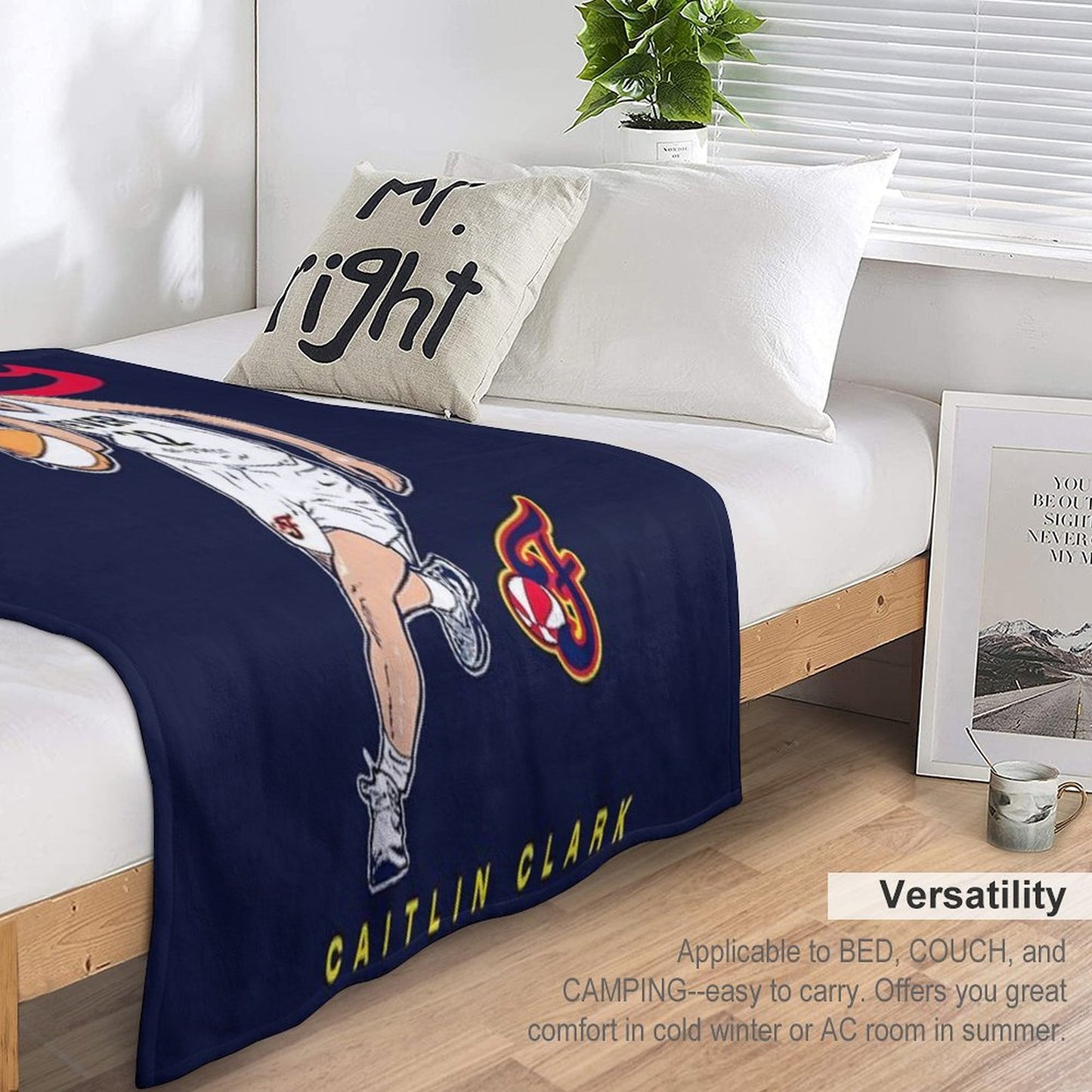 Caitlin Clark 22 Throw Blanket
