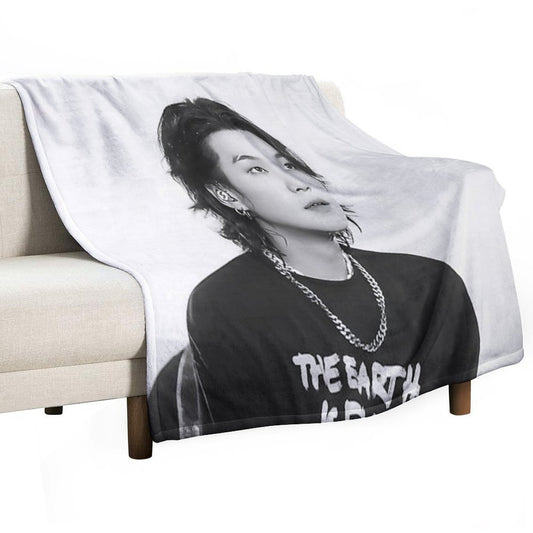 Yoongi Concert Throw Blanket