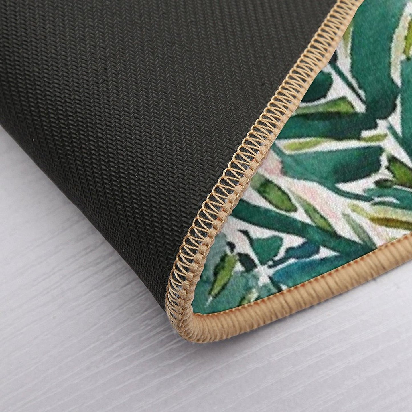 BIG FEELINGS BANANA LEAF TROPICAL  Anti-Trip Bath Mat