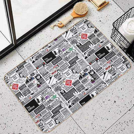 Wise Words From The Office - The Office Quotes (Variant) Bath Mat