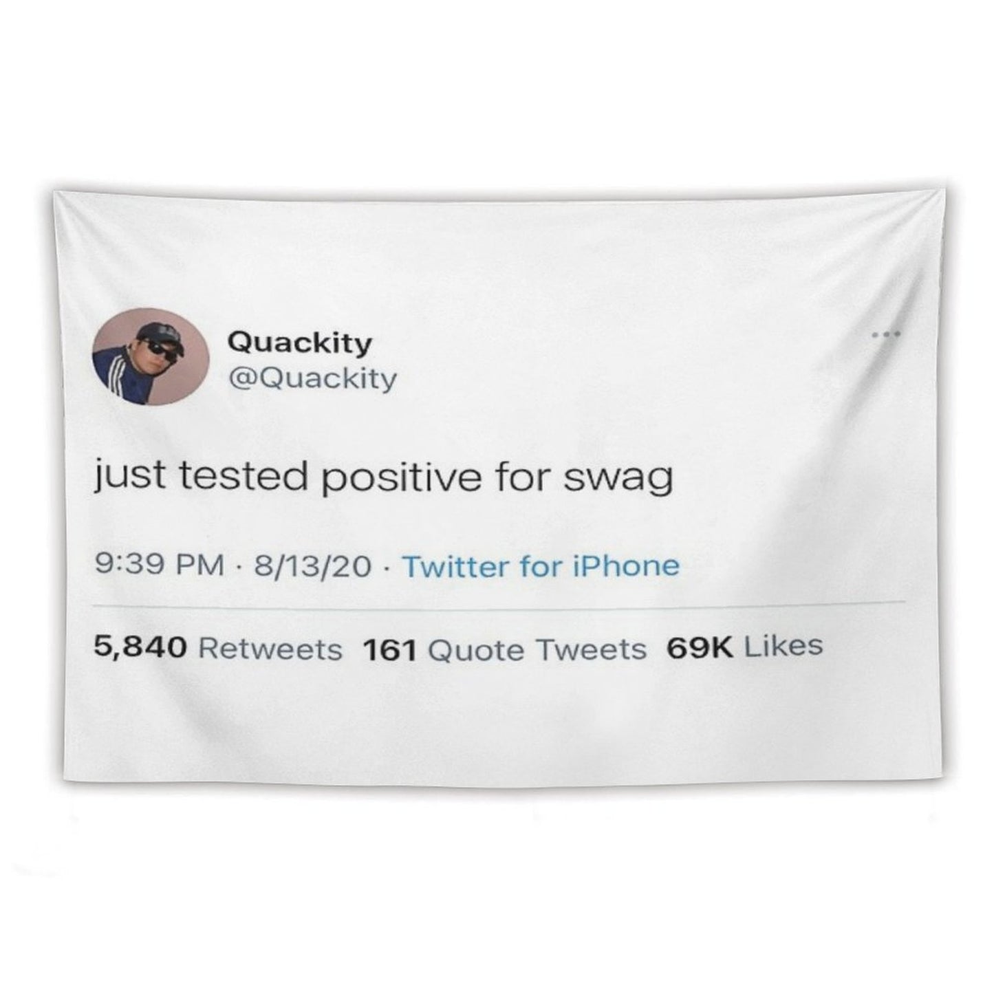 Quackity Tweet Tapestry