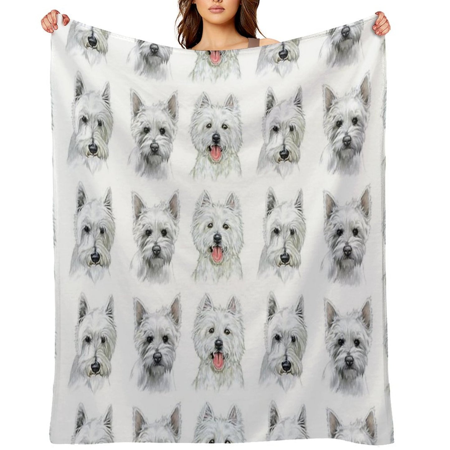 Westies Throw Blanket