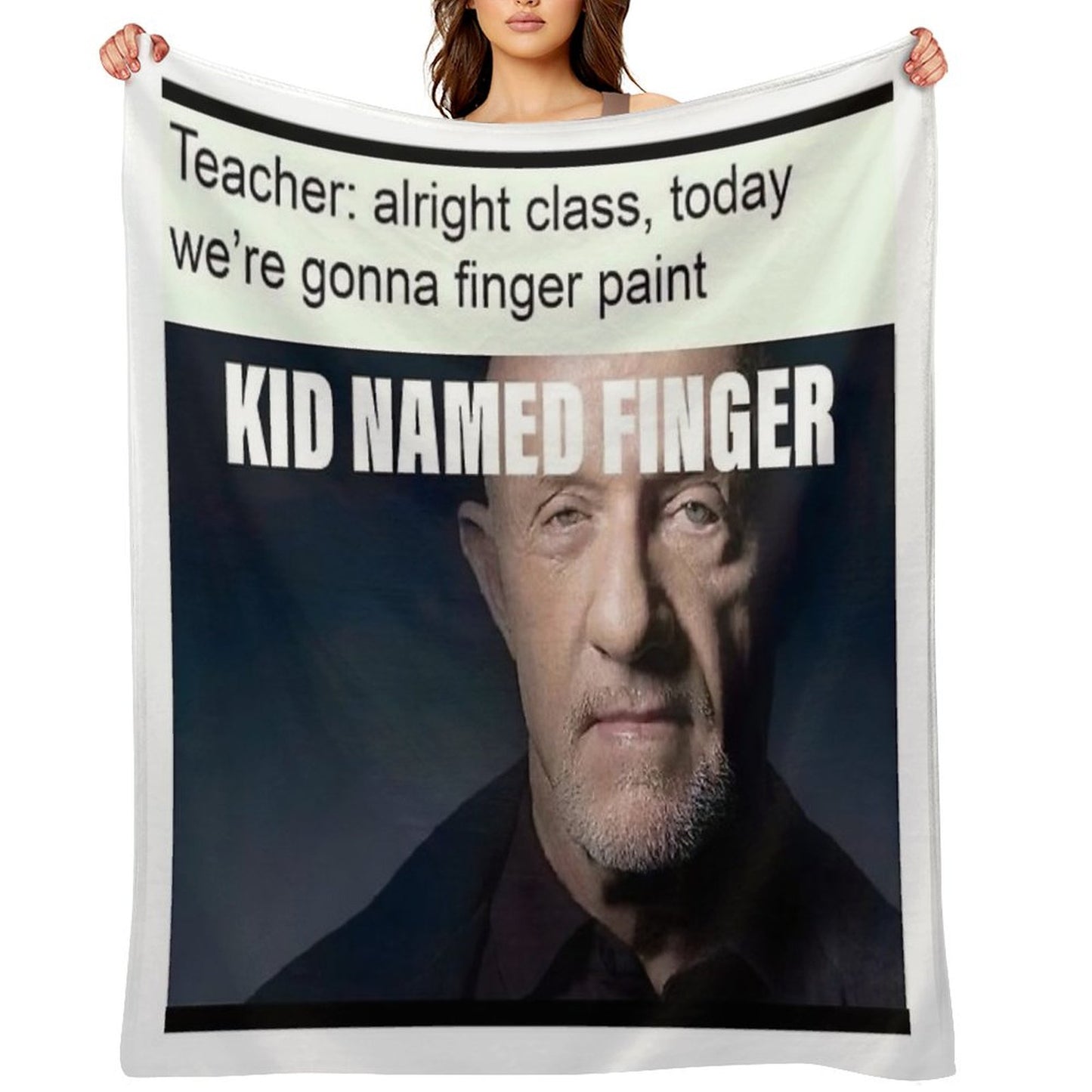 Kid Named Finger Throw Blanket