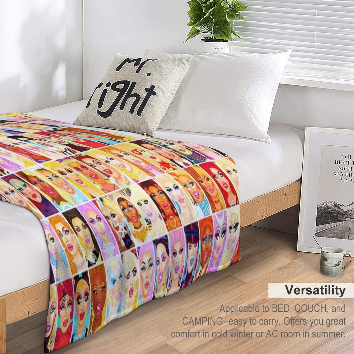 DRAG QUEEN ROYALTY Throw Blanket